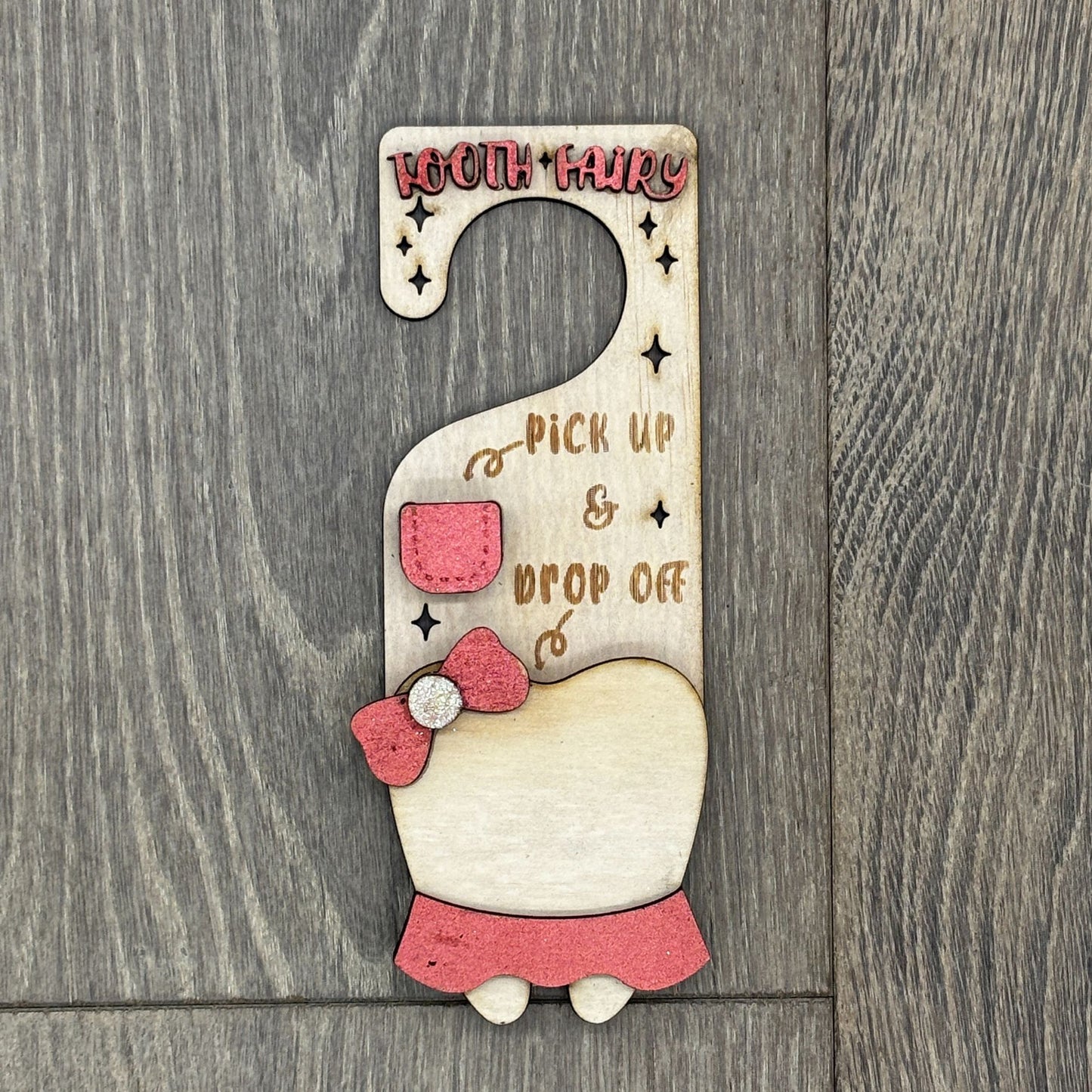 Tooth Fairy Door Hanger - Twinkle Flora Edition