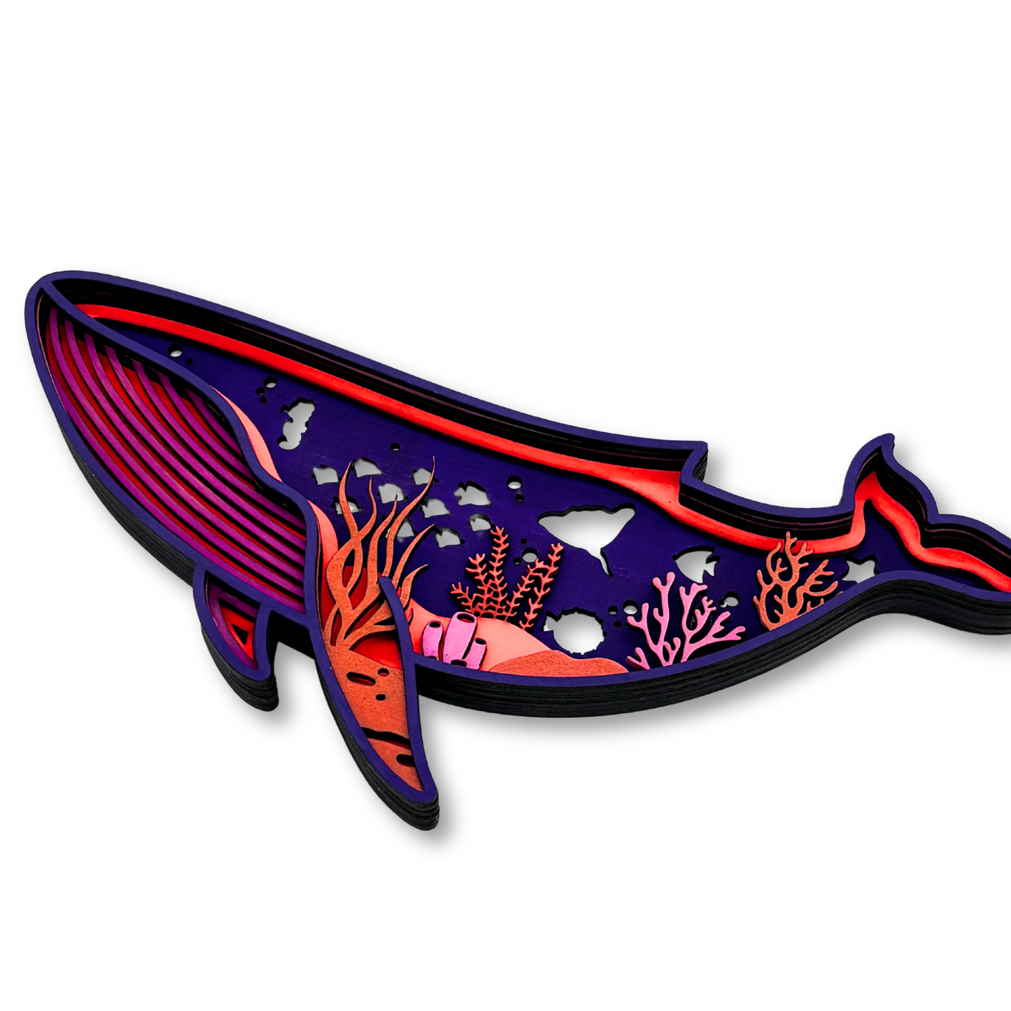 Underwater Whale Scene Wall Art