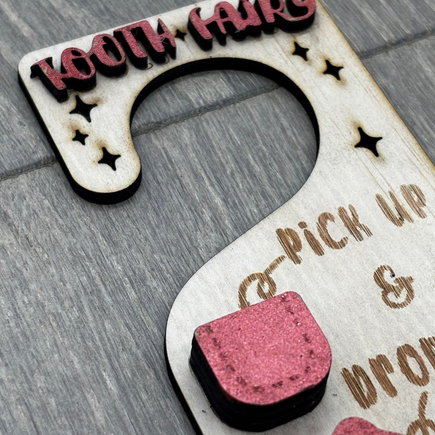 Tooth Fairy Door Hanger - Twinkle Flora Edition