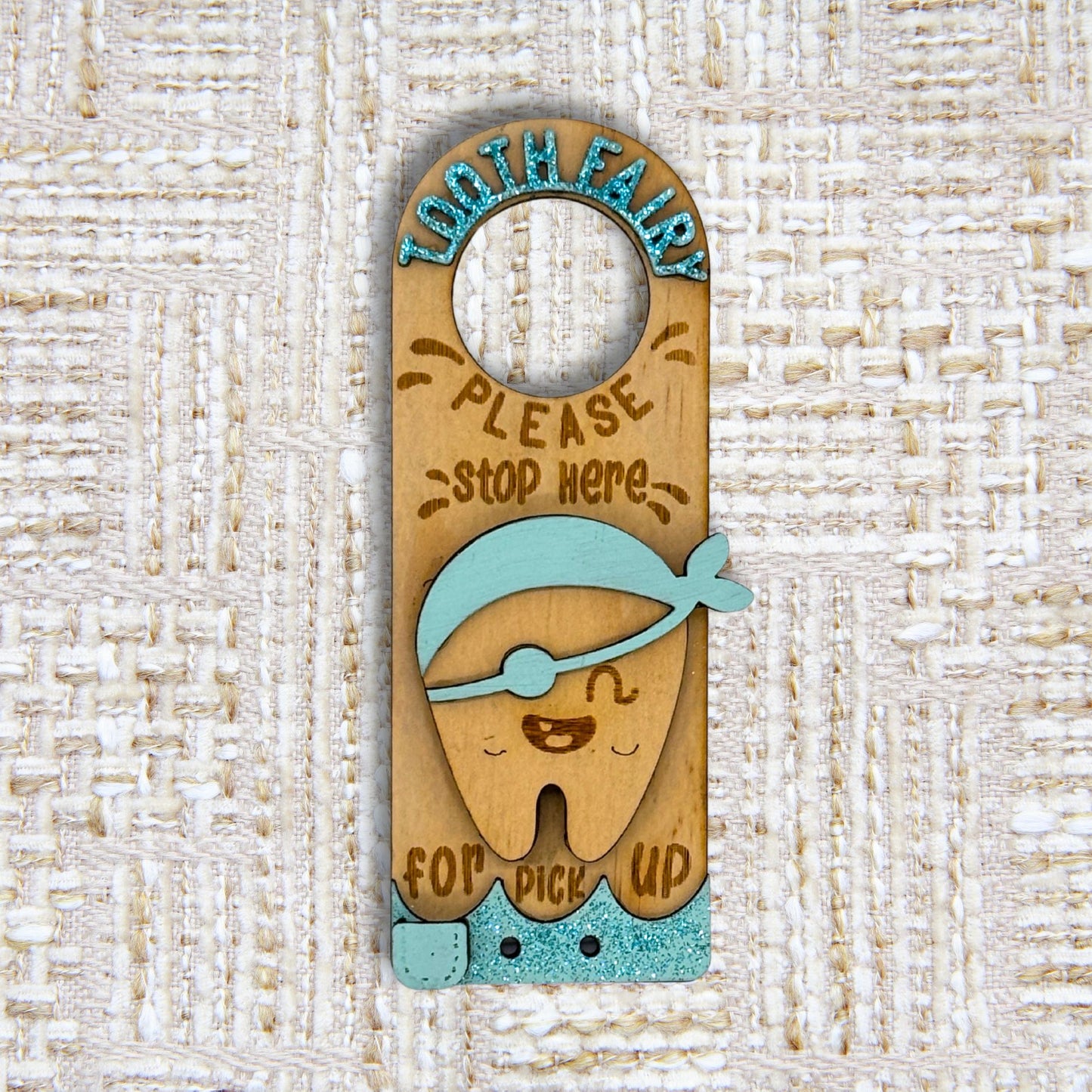 Tooth Fairy Door Hanger - Pirate Edition