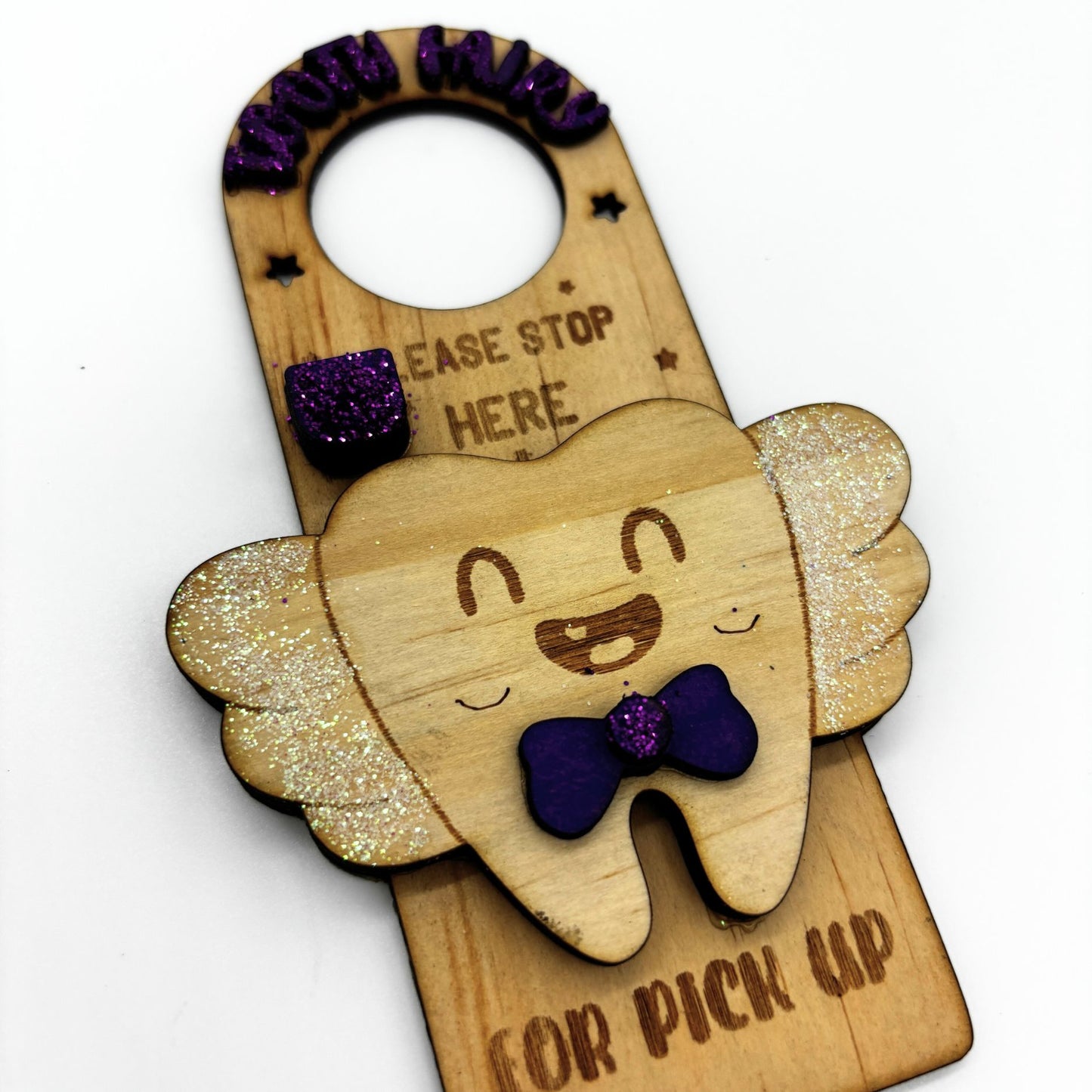 Tooth Fairy Door Hanger - Butterfly Edition