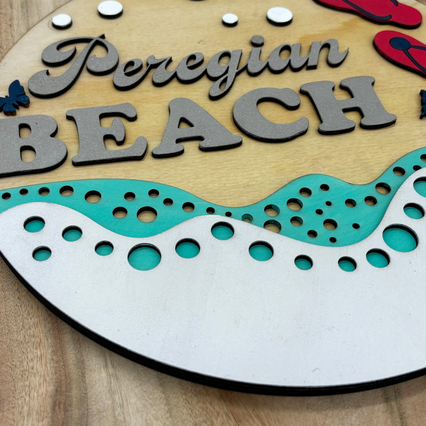 Peregian Beach - wooden wall art