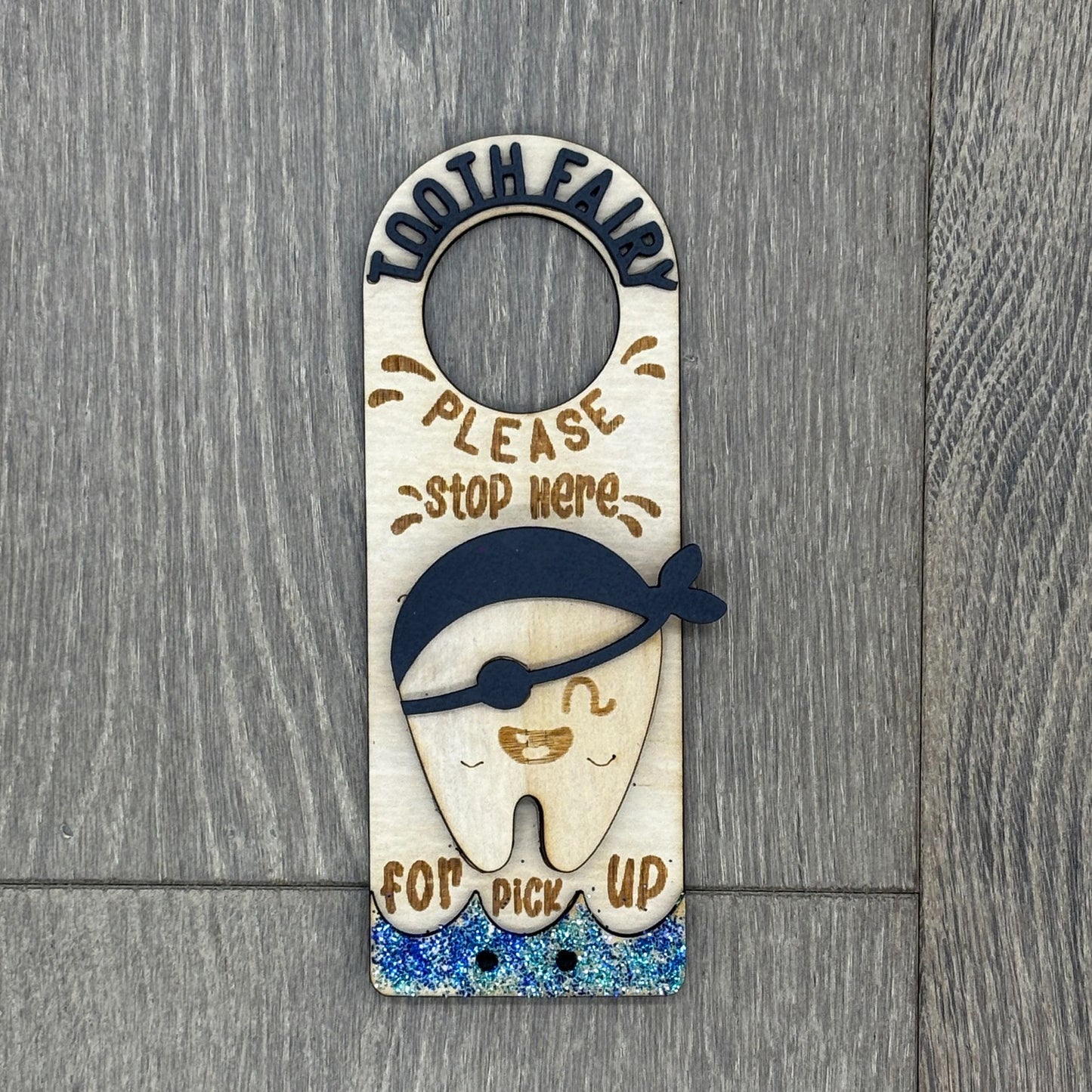Tooth Fairy Door Hanger - Pirate Edition