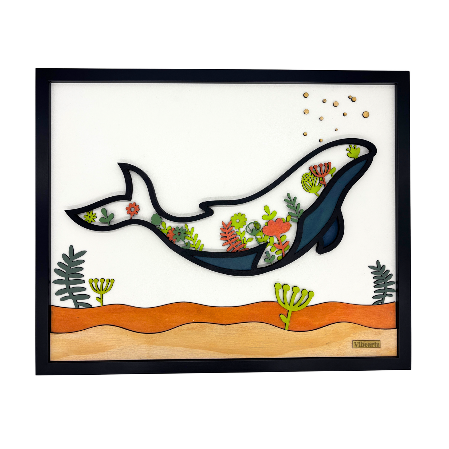 Ocean Bloom Whale