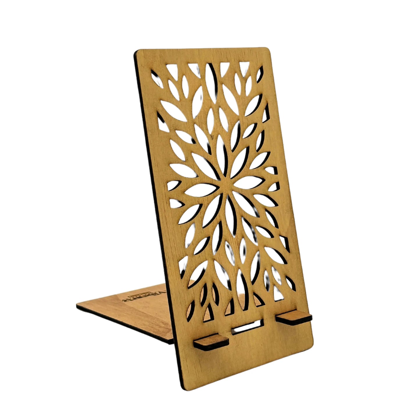 WoodStand Pro – Premium Plywood Phone Holder Vibeartz