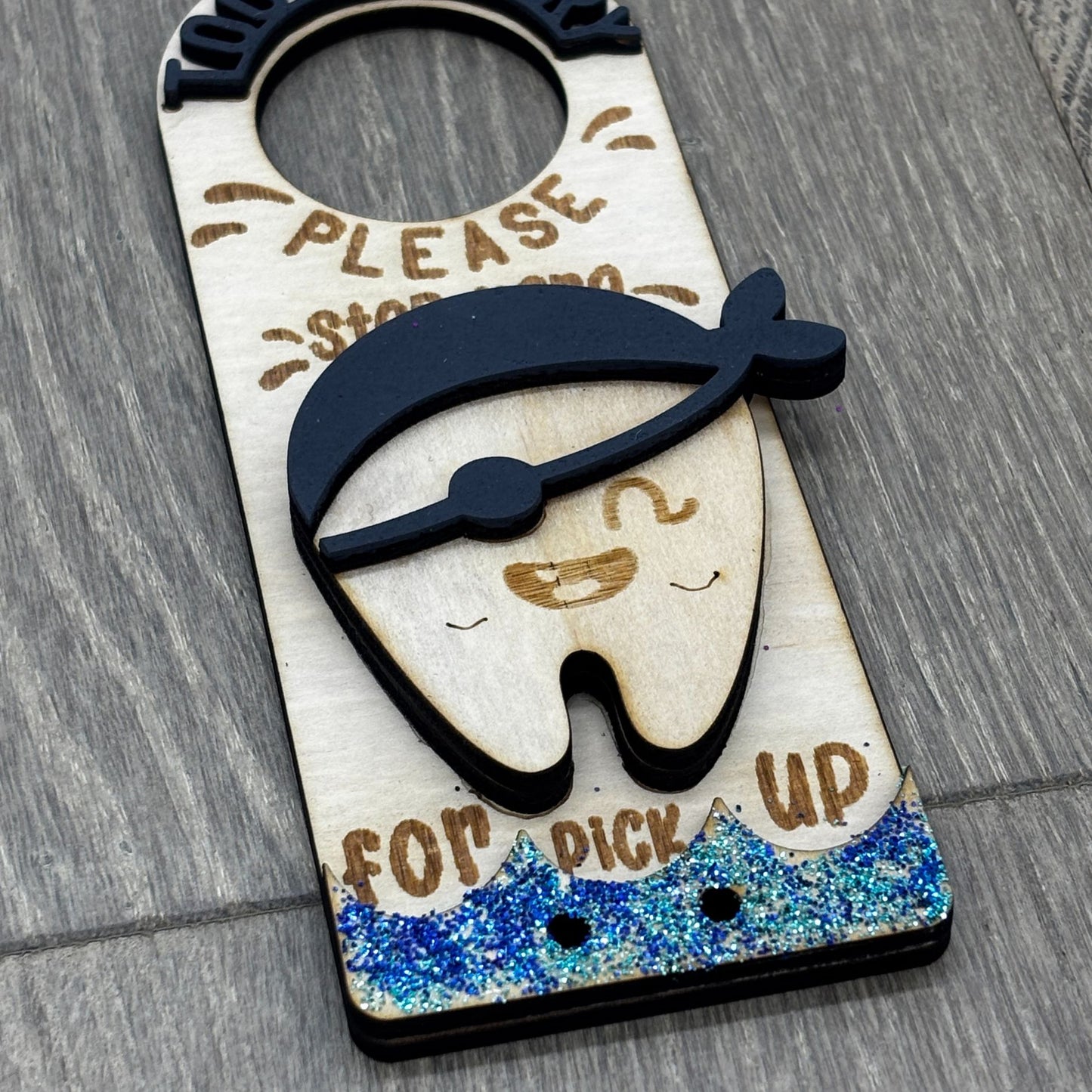 Tooth Fairy Door Hanger - Pirate Edition