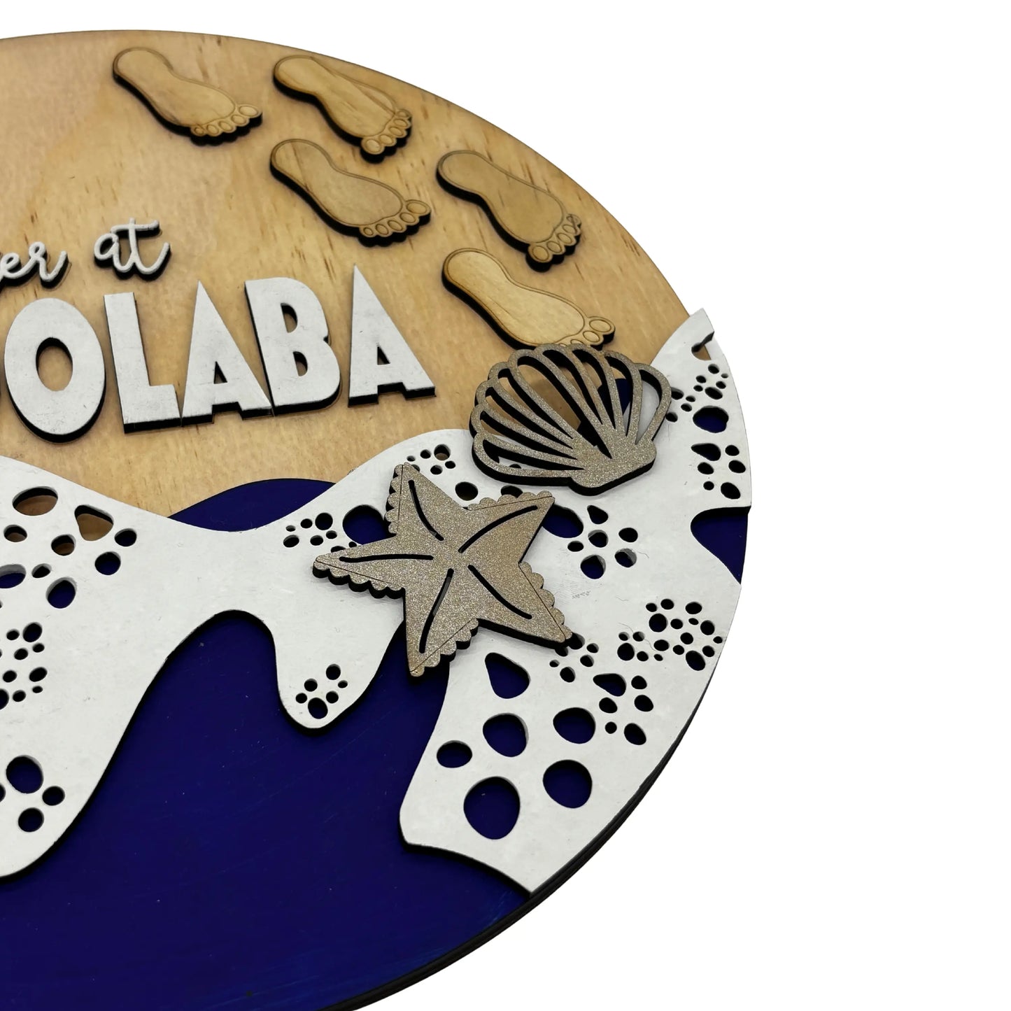 Life is Better at Mooloolaba – Engraved Wooden Wall Art Vibeartz