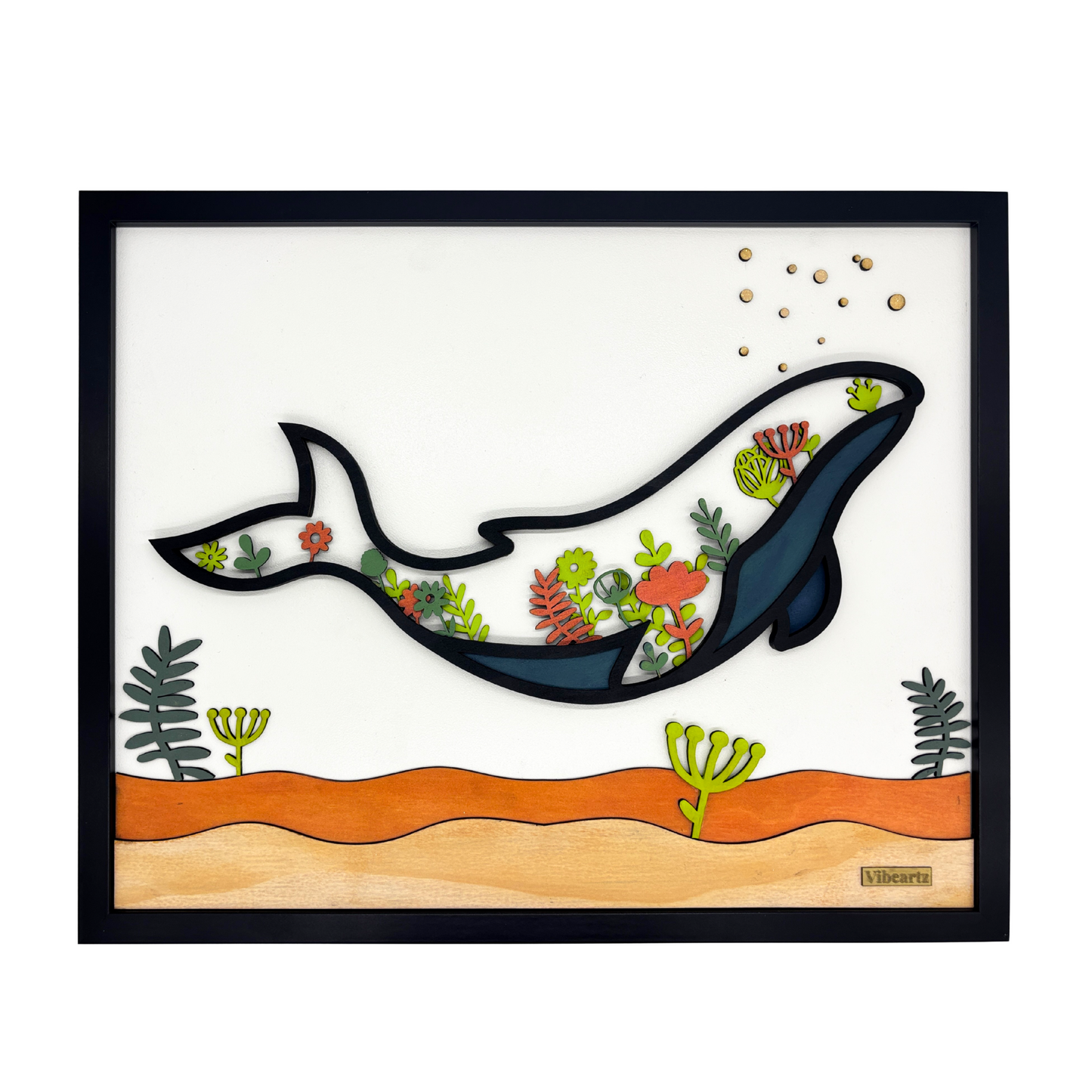 Ocean Bloom Whale