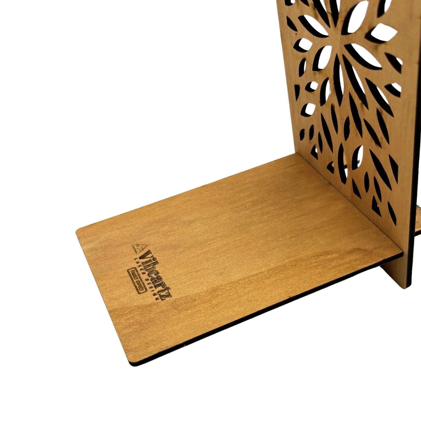 WoodStand Pro – Premium Plywood Phone Holder Vibeartz