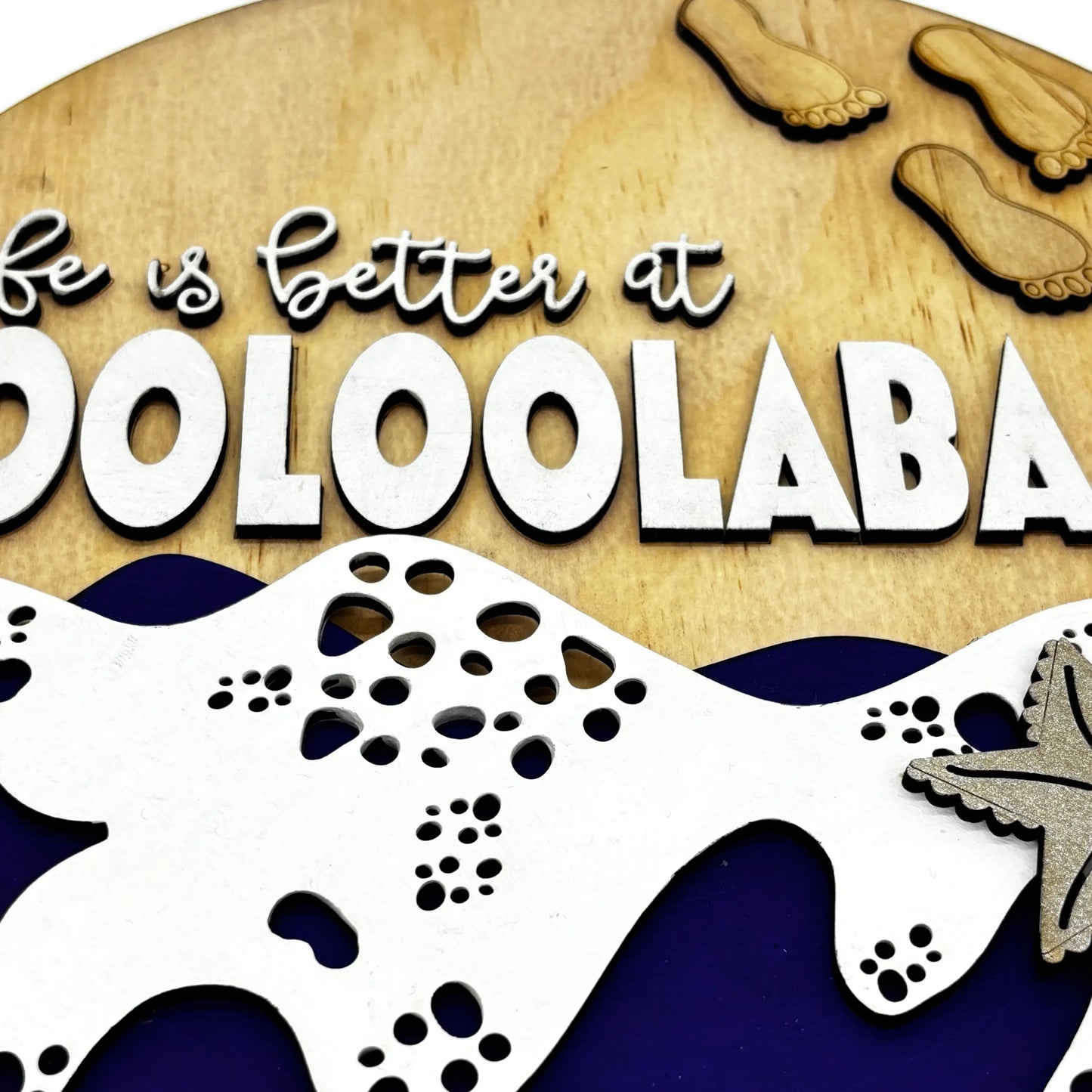 Life is Better at Mooloolaba – Wooden Wall Art