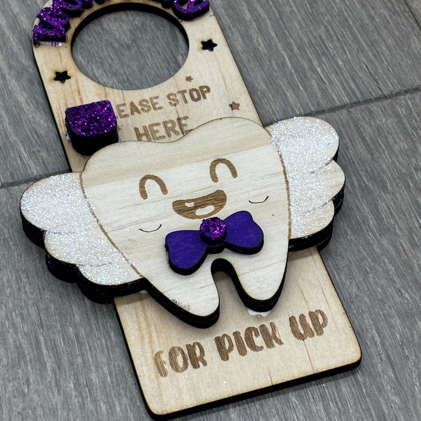 Tooth Fairy Door Hanger - Butterfly Edition