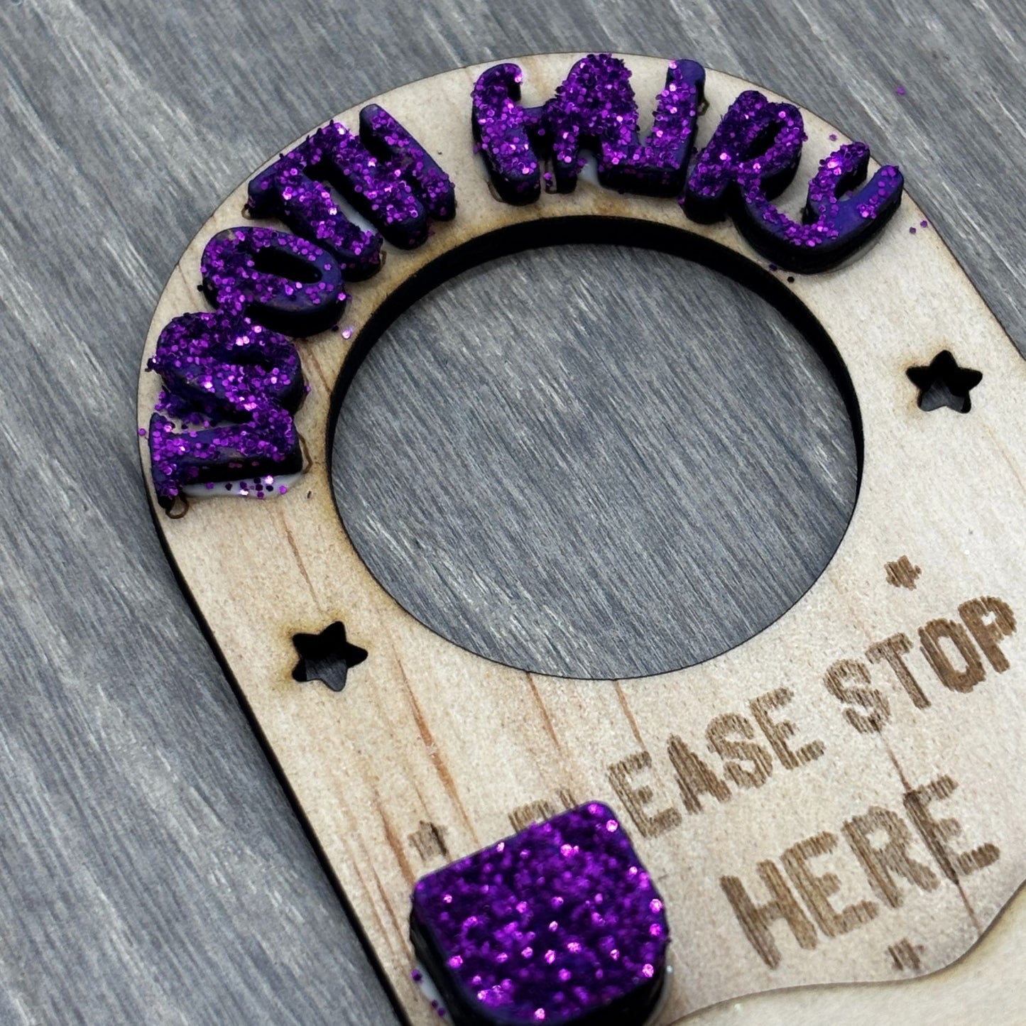 Tooth Fairy Door Hanger - Butterfly Edition