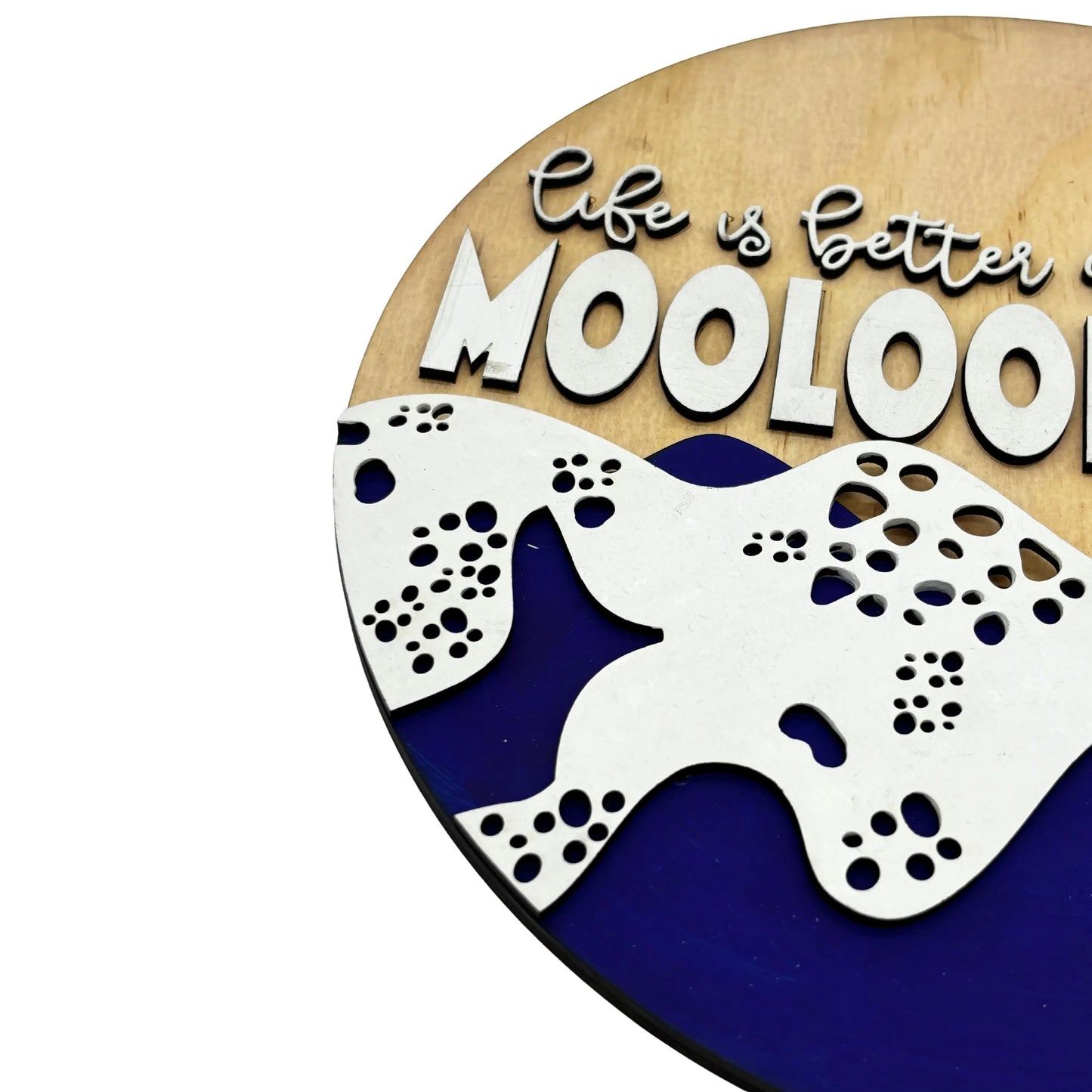 Life is Better at Mooloolaba – Engraved Wooden Wall Art Vibeartz