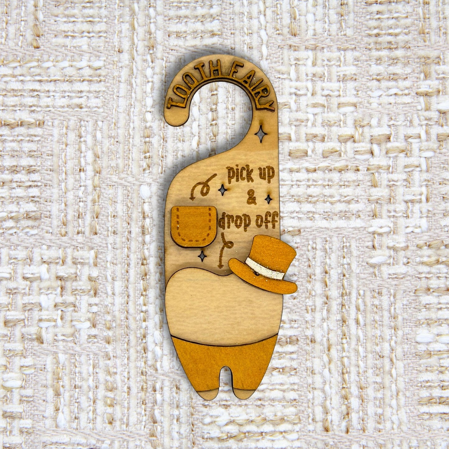 Tooth Fairy Door Hanger - Magic Hat Edition