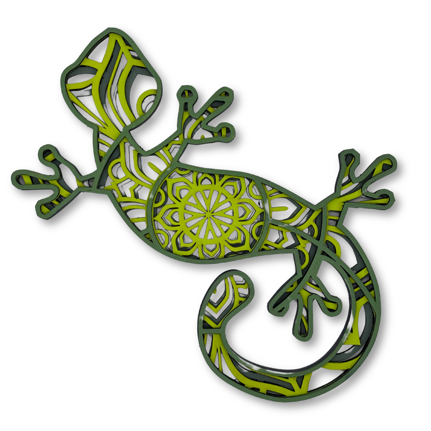 Mandala Gecko Wall Art