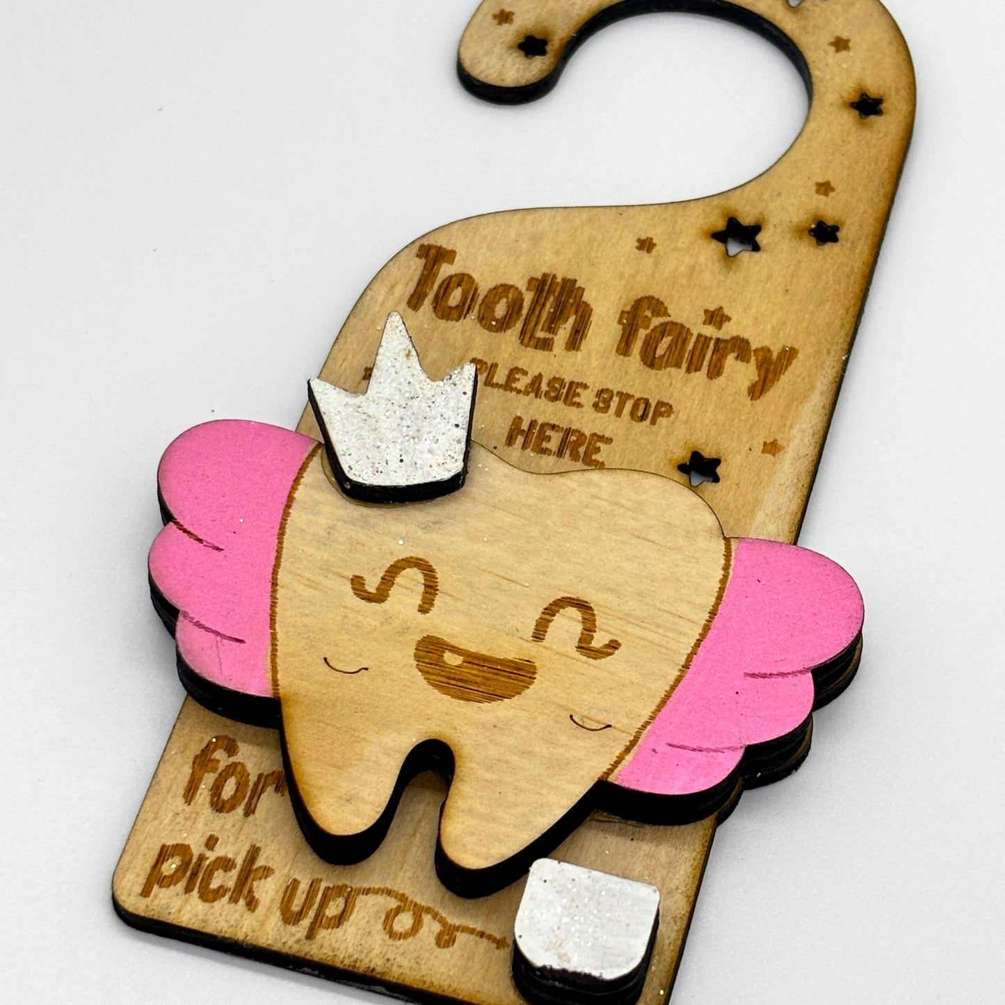 Tooth Fairy Door Hanger - Wings Edition