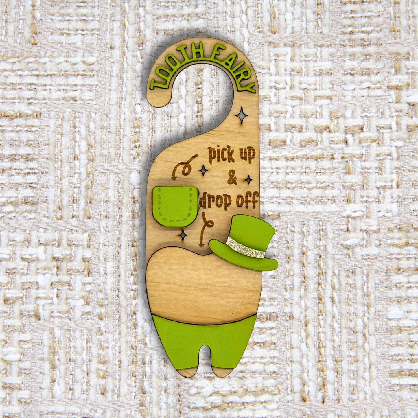Tooth Fairy Door Hanger - Magic Hat Edition