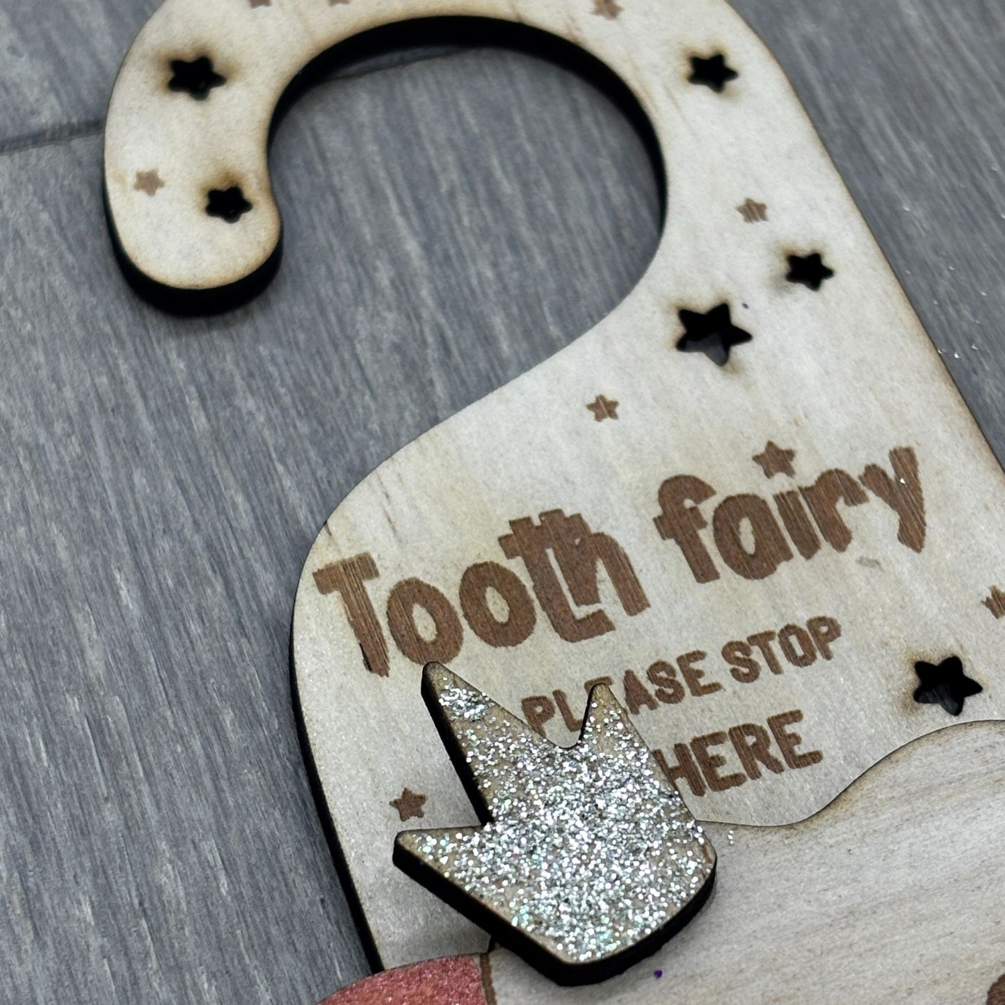 Tooth Fairy Door Hanger - Wings Edition