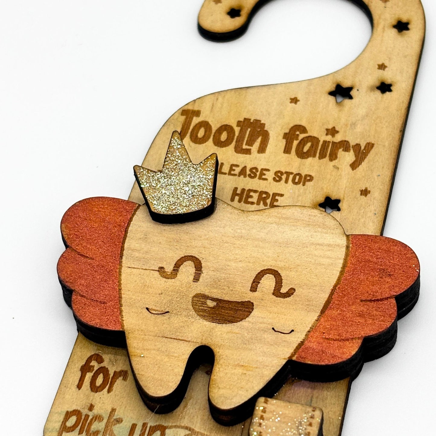 Tooth Fairy Door Hanger - Wings Edition