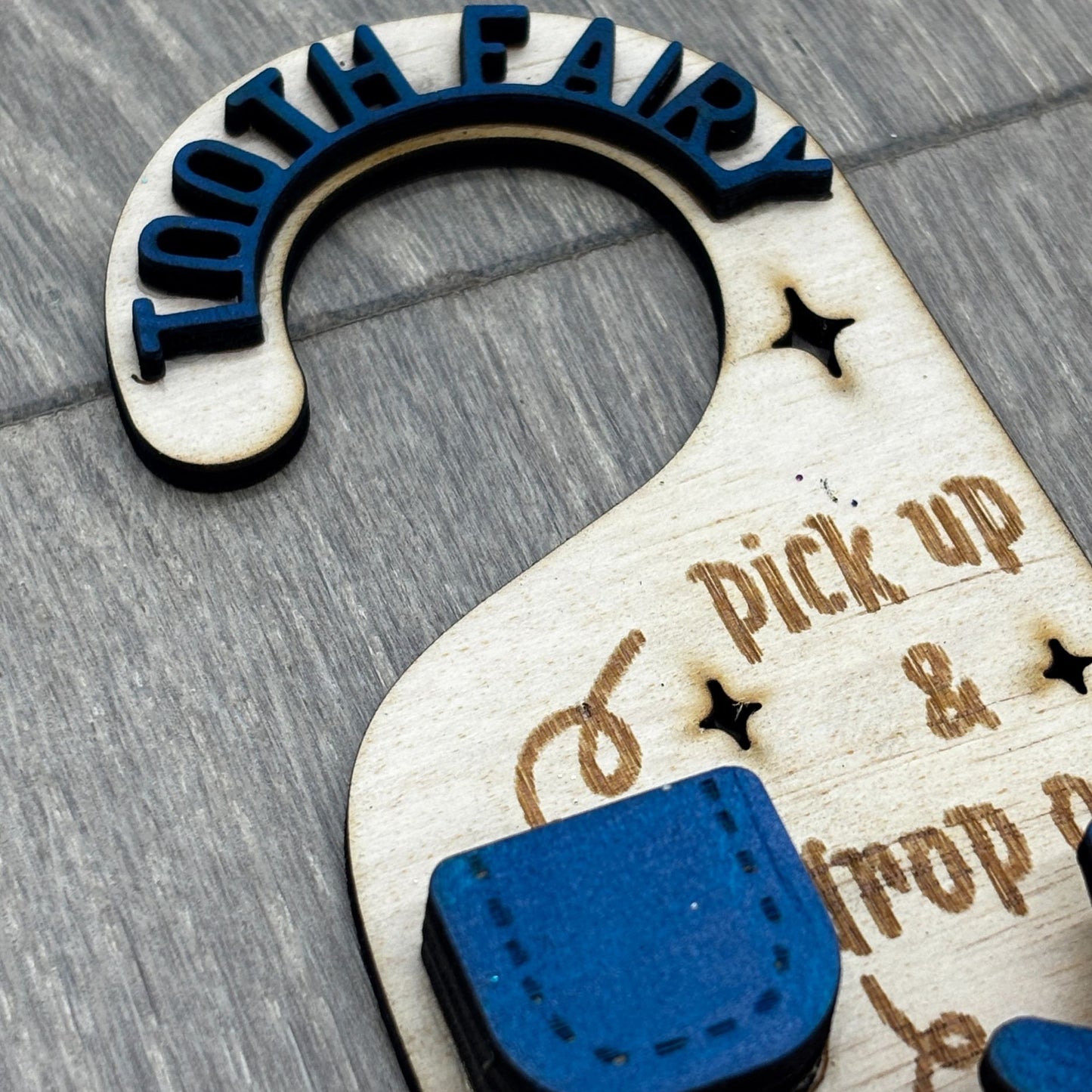 Tooth Fairy Door Hanger - Magic Hat Edition