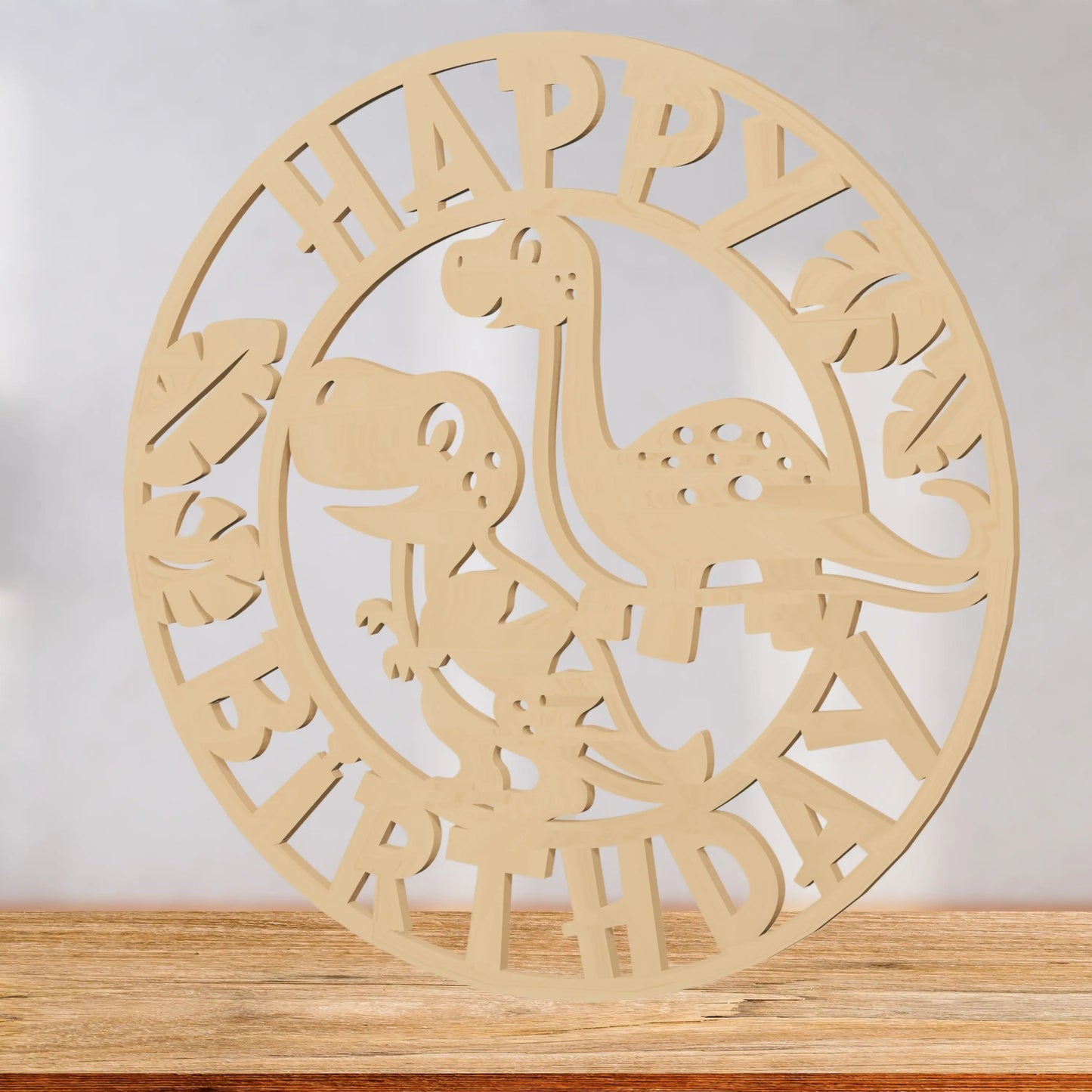 happy birthday wooden sign