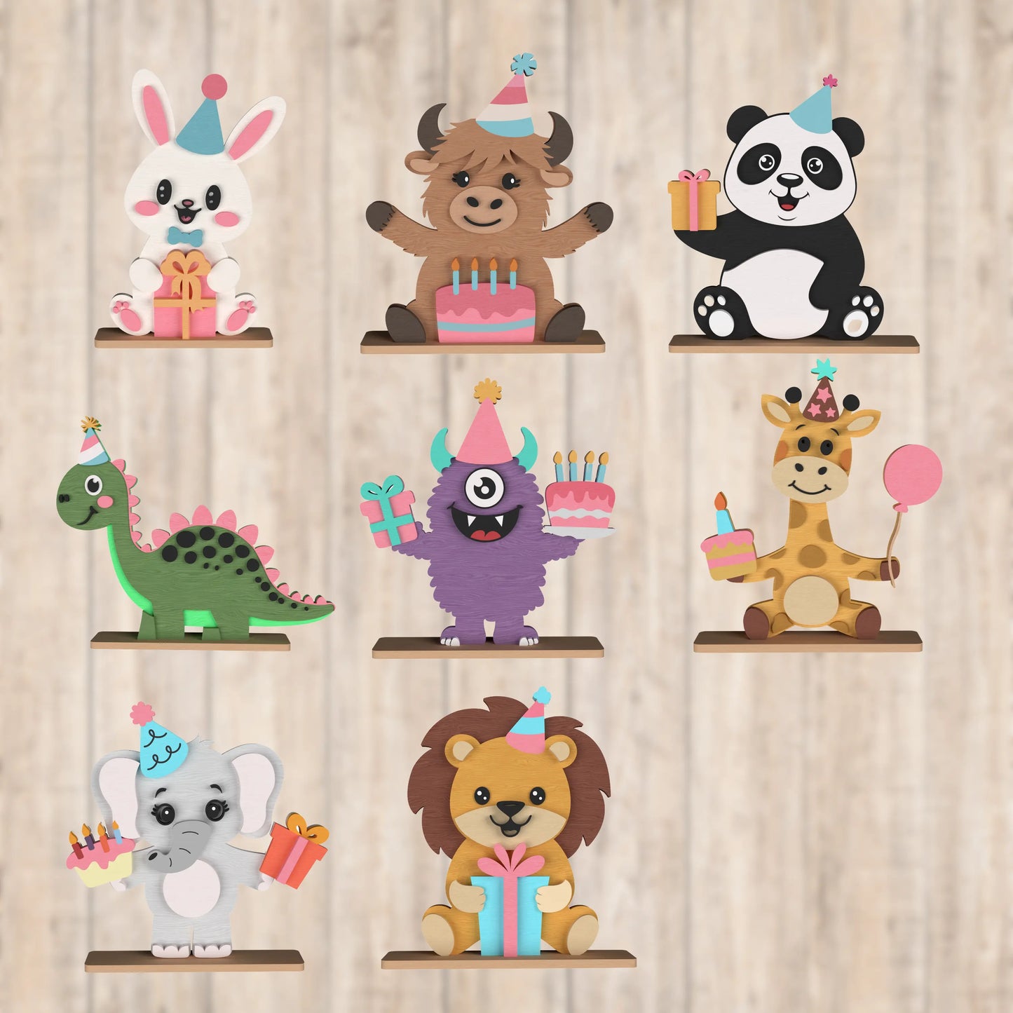 Birthday Party Animal Decor Vibeartz