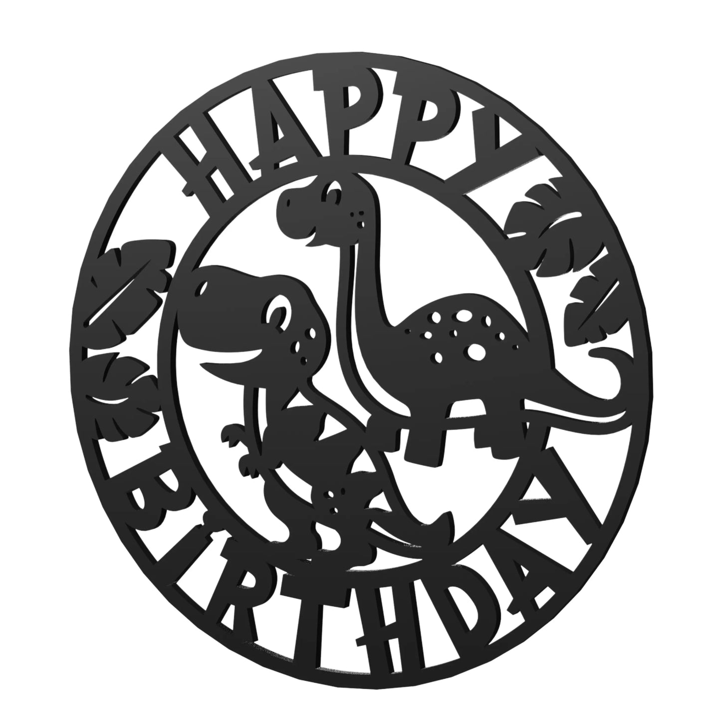 happy birthday wooden sign