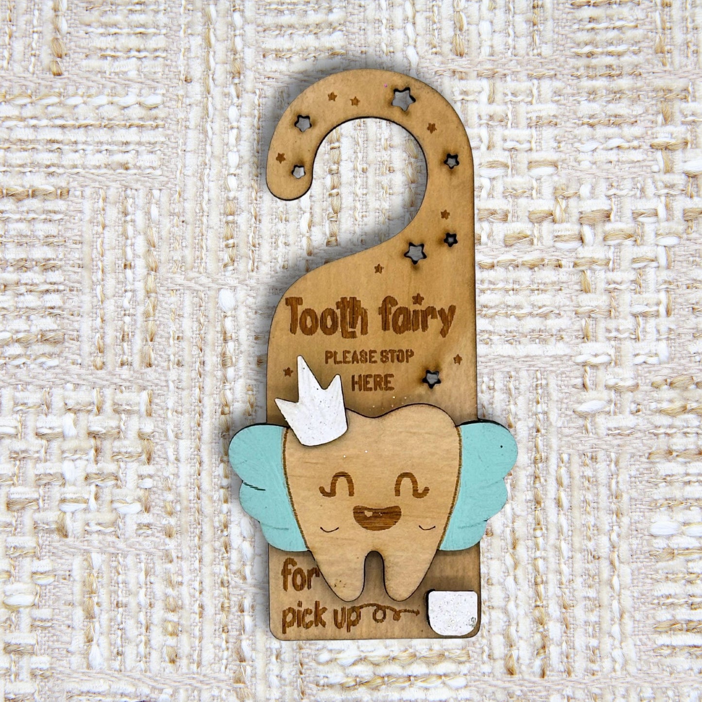 Tooth Fairy Door Hanger - Wings Edition