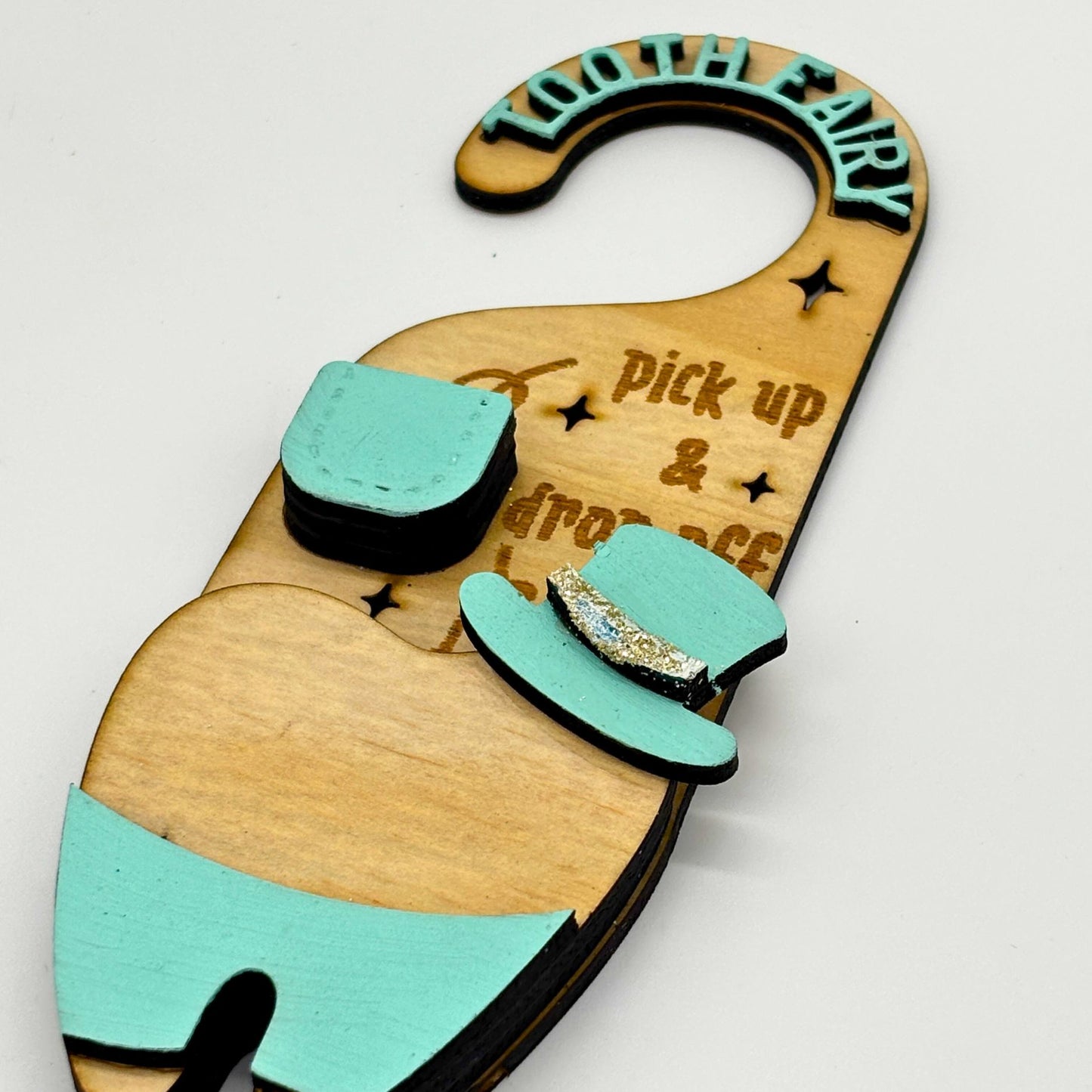 Tooth Fairy Door Hanger - Magic Hat Edition
