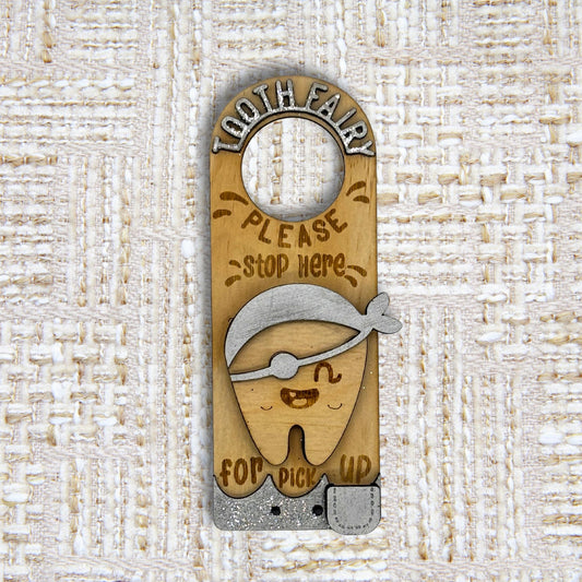 Tooth Fairy Door Hanger - Pirate Edition