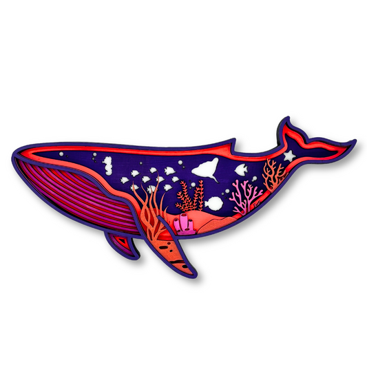 Whale Scene Wall Art