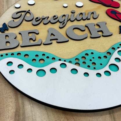 Peregian Beach - wooden wall art