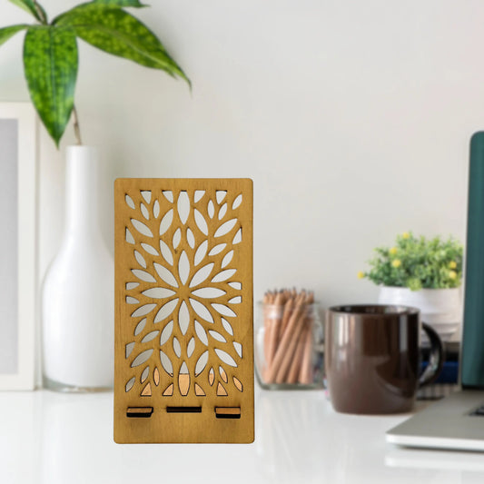 WoodStand Pro – Premium Plywood Phone Holder Vibeartz