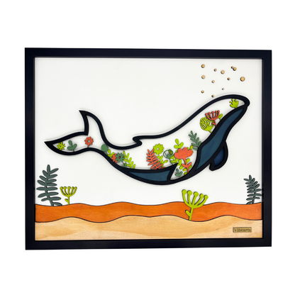 Ocean Bloom Whale