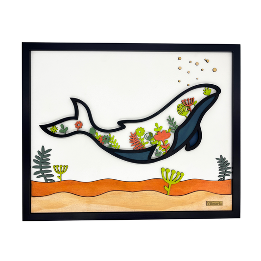 Ocean Bloom Whale