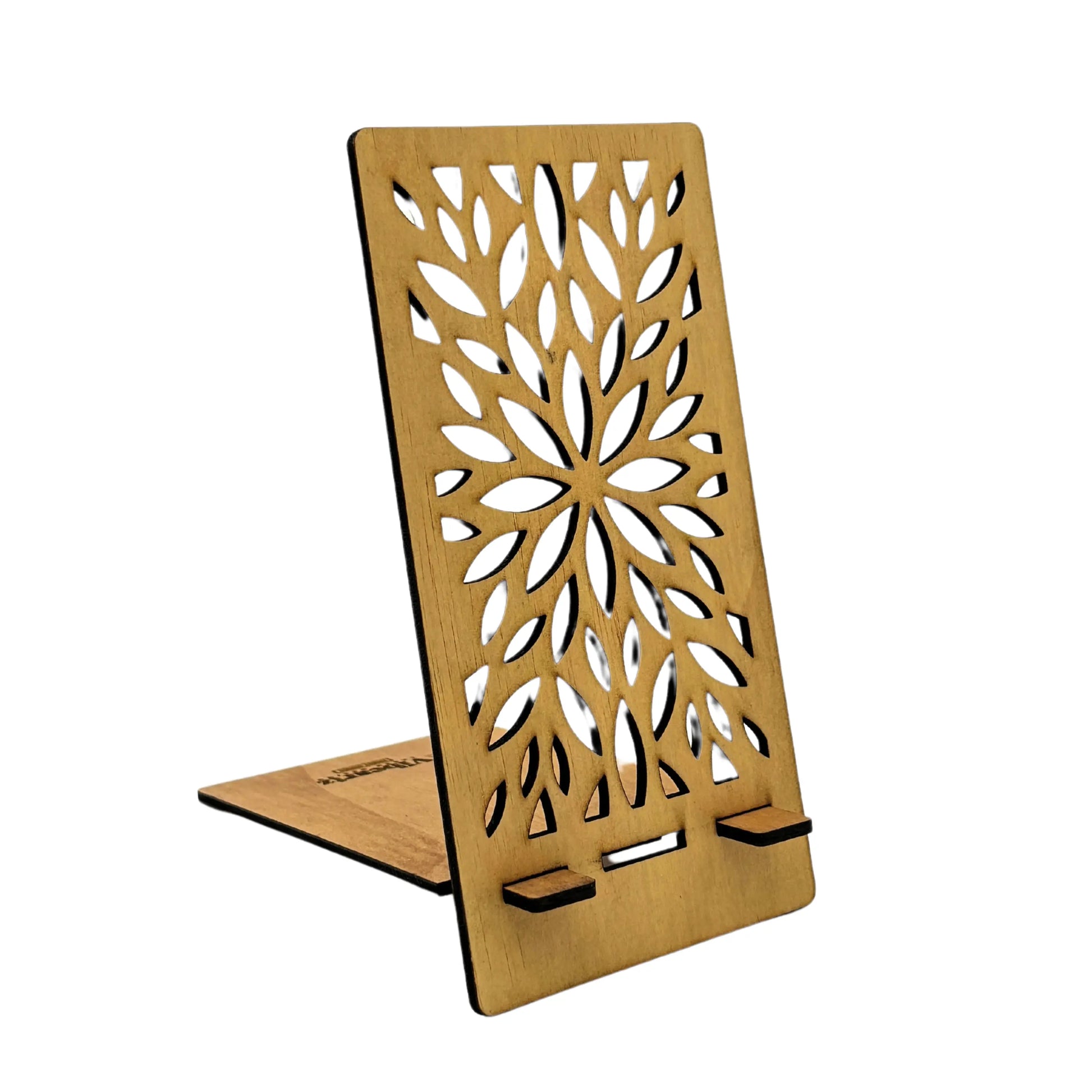 WoodStand Pro – Premium Plywood Phone Holder Vibeartz
