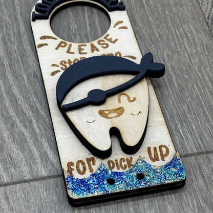 Tooth Fairy Door Hanger - Pirate Edition