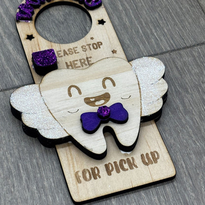 Tooth Fairy Door Hanger - Butterfly Edition