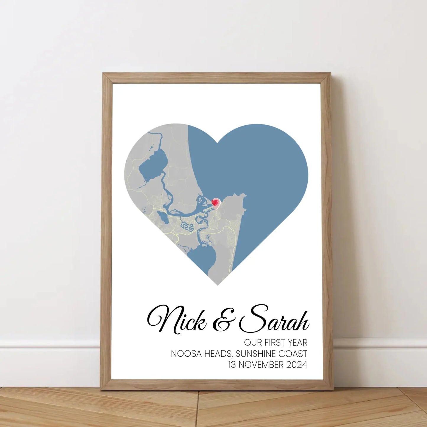 personalized couple map