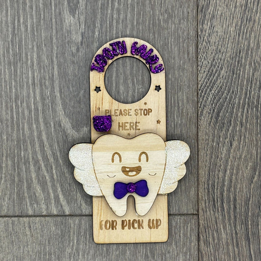 Tooth Fairy Door Hanger - Butterfly Edition