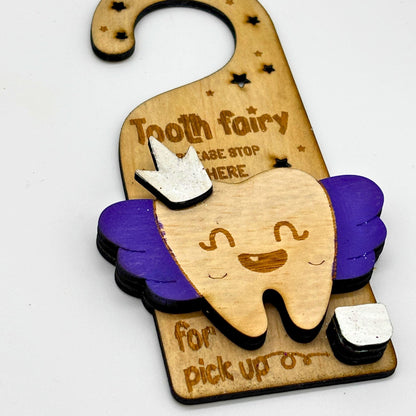 Tooth Fairy Door Hanger - Wings Edition