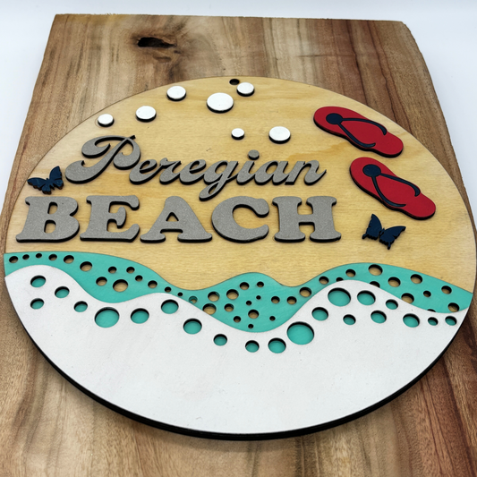 Peregian Beach - wooden wall art