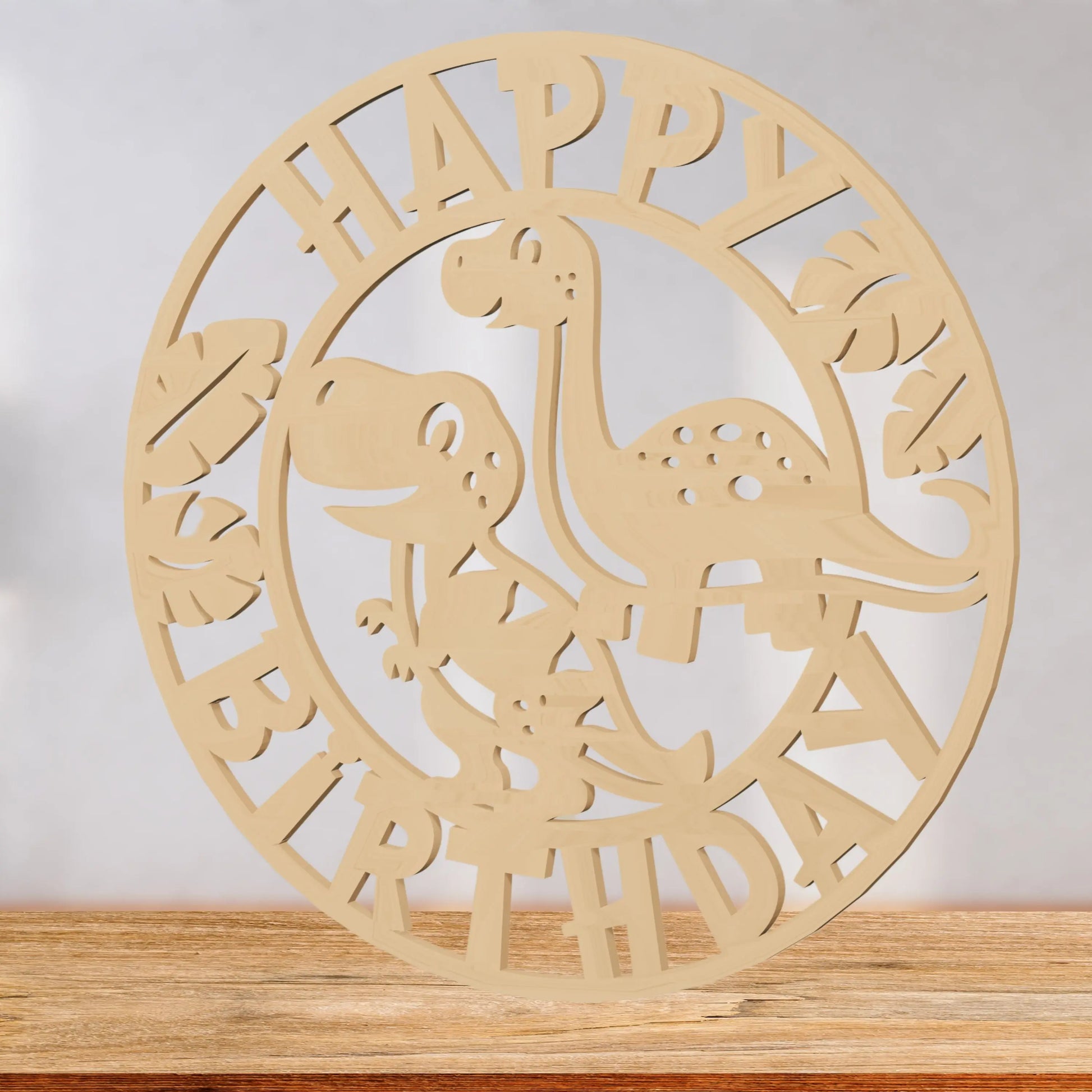 happy birthday wooden sign