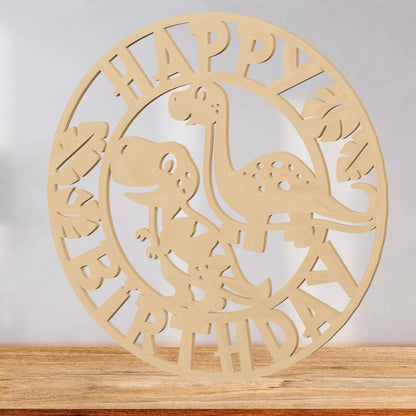 happy birthday wooden sign