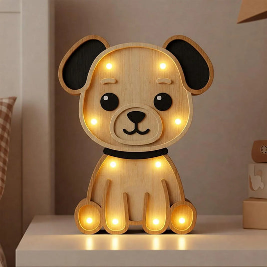 Puppy Dog LED Night Lamp